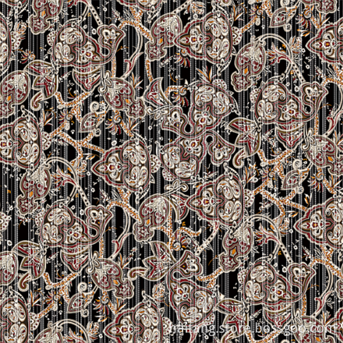 Digital Printing Fabric Non Pilling Fabric Toile Print
